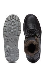 Ботинки кожаные утепленные РЕДГРЕЙ ПУ/ТПУ, металлический подносок